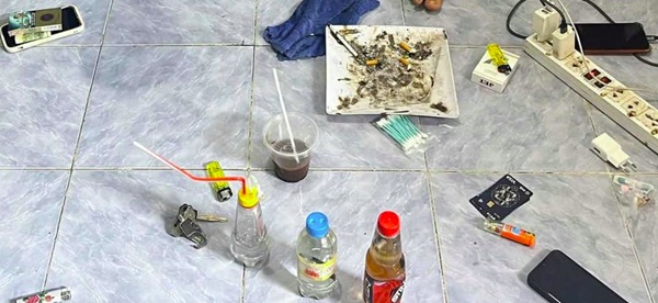 Bị phát hiện sử dụng ma túy trong phòng trọ, một người bị lực lượng chức năng bắt giữ