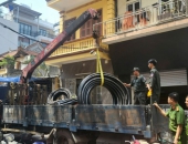 Tạm giữ khẩn cấp 14 người liên quan vụ trộm dây cáp điện ngầm đặc biệt lớn